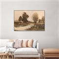 Picture of Where the Earth Meets the Sky _GroupedProduct_Rectangle_Landscape_Canvas_Framed_