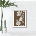 Picture of Shadowed Petals _GroupedProduct_Rectangle_Portrait_Canvas_Framed_