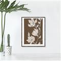 Picture of Shadowed Petals _GroupedProduct_Rectangle_Portrait_Canvas_Framed_