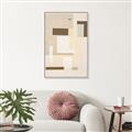 Picture of Geometric Abstract I _GroupedProduct_Rectangle_Portrait_Canvas_Framed_