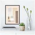 Picture of Geometric Abstract Ii _GroupedProduct_Rectangle_Portrait_Canvas_Framed_