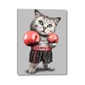 Picture of Boxing cat _GroupedProduct_Rectangle_Portrait_Canvas_
