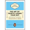 Picture of The Art of Shit Losing Typography Poster _GroupedProduct_Rectangle_Portrait_Canvas_Framed_