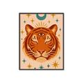 Picture of The third eye tiger _GroupedProduct_Rectangle_Portrait_Canvas_Framed_