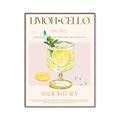 Picture of  Limoncello Drink _GroupedProduct_Rectangle_Portrait_Canvas_Framed_