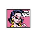Picture of Too Cool To Care _GroupedProduct_Rectangle_Landscape_Canvas_Framed_