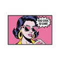Picture of Too Cool To Care _GroupedProduct_Rectangle_Landscape_Canvas_Framed_