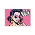 Picture of Too Cool To Care _GroupedProduct_Rectangle_Landscape_Canvas_Framed_