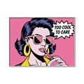Picture of Too Cool To Care _GroupedProduct_Rectangle_Landscape_Canvas_Framed_