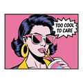 Picture of Too Cool To Care _GroupedProduct_Rectangle_Landscape_Canvas_Framed_