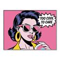 Picture of Too Cool To Care _GroupedProduct_Rectangle_Landscape_Canvas_Framed_
