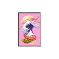 Picture of kanagawa burger _GroupedProduct_Rectangle_Portrait_Canvas_Framed_