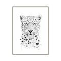 Picture of Lovely leopard _GroupedProduct_Rectangle_Portrait_Canvas_Framed_