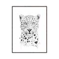 Picture of Lovely leopard _GroupedProduct_Rectangle_Portrait_Canvas_Framed_