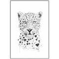 Picture of Lovely leopard _GroupedProduct_Rectangle_Portrait_Canvas_Framed_