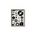 Picture of Retro Data _GroupedProduct_Rectangle_Portrait_Canvas_Framed_