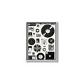 Picture of Retro Data _GroupedProduct_Rectangle_Portrait_Canvas_Framed_