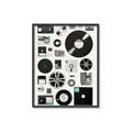 Picture of Retro Data _GroupedProduct_Rectangle_Portrait_Canvas_Framed_