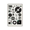 Picture of Retro Data _GroupedProduct_Rectangle_Portrait_Canvas_Framed_