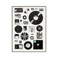 Picture of Retro Data _GroupedProduct_Rectangle_Portrait_Canvas_Framed_