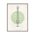 Picture of Guitar _GroupedProduct_Rectangle_Portrait_Canvas_Framed_