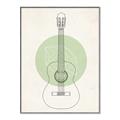 Picture of Guitar _GroupedProduct_Rectangle_Portrait_Canvas_Framed_
