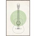 Picture of Guitar _GroupedProduct_Rectangle_Portrait_Canvas_Framed_