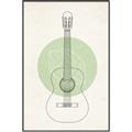 Picture of Guitar _GroupedProduct_Rectangle_Portrait_Canvas_Framed_