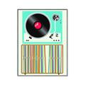 Picture of Vinyl Stack _GroupedProduct_Rectangle_Portrait_Canvas_Framed_