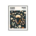 Picture of Flower Market Paris Poster _GroupedProduct_Rectangle_Portrait_Canvas_Framed_