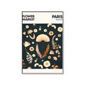 Picture of Flower Market Paris Poster _GroupedProduct_Rectangle_Portrait_Canvas_Framed_