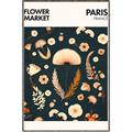Picture of Flower Market Paris Poster _GroupedProduct_Rectangle_Portrait_Canvas_Framed_