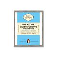 Picture of The Art of Shit Losing Typography Poster _GroupedProduct_Rectangle_Portrait_Framed_Matted_