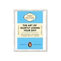 Picture of The Art of Shit Losing Typography Poster _GroupedProduct_Rectangle_Portrait_Framed_Matted_