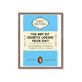 Picture of The Art of Shit Losing Typography Poster _GroupedProduct_Rectangle_Portrait_Framed_Matted_