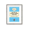 Picture of The Art of Shit Losing Typography Poster _GroupedProduct_Rectangle_Portrait_Framed_Matted_