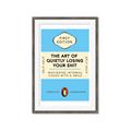 Picture of The Art of Shit Losing Typography Poster _GroupedProduct_Rectangle_Portrait_Framed_Matted_