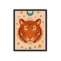 Picture of The third eye tiger _GroupedProduct_Rectangle_Portrait_Framed_Matted_