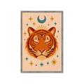 Picture of The third eye tiger _GroupedProduct_Rectangle_Portrait_Framed_Matted_
