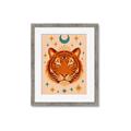 Picture of The third eye tiger _GroupedProduct_Rectangle_Portrait_Framed_Matted_