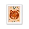 Picture of The third eye tiger _GroupedProduct_Rectangle_Portrait_Framed_Matted_