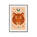 Picture of The third eye tiger _GroupedProduct_Rectangle_Portrait_Framed_Matted_