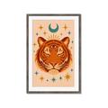 Picture of The third eye tiger _GroupedProduct_Rectangle_Portrait_Framed_Matted_