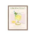 Picture of  Limoncello Drink _GroupedProduct_Rectangle_Portrait_Framed_Matted_