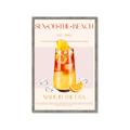 Picture of Sex on the Beach Drink _GroupedProduct_Rectangle_Portrait_Framed_Matted_