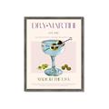 Picture of Classic Martini Charm _GroupedProduct_Rectangle_Portrait_Framed_Matted_