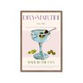 Picture of Classic Martini Charm _GroupedProduct_Rectangle_Portrait_Framed_Matted_