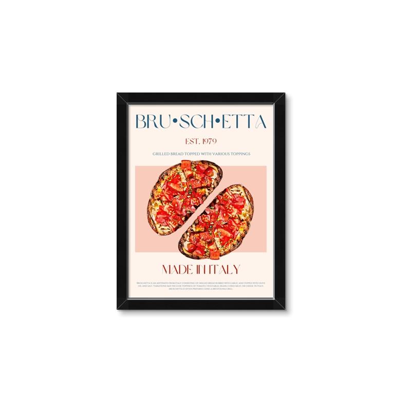 Picture of Flavorful Bruschetta _GroupedProduct_Rectangle_Portrait_Framed_Matted_