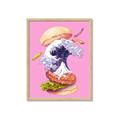 Picture of kanagawa burger _GroupedProduct_Rectangle_Portrait_Framed_Matted_
