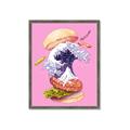 Picture of kanagawa burger _GroupedProduct_Rectangle_Portrait_Framed_Matted_